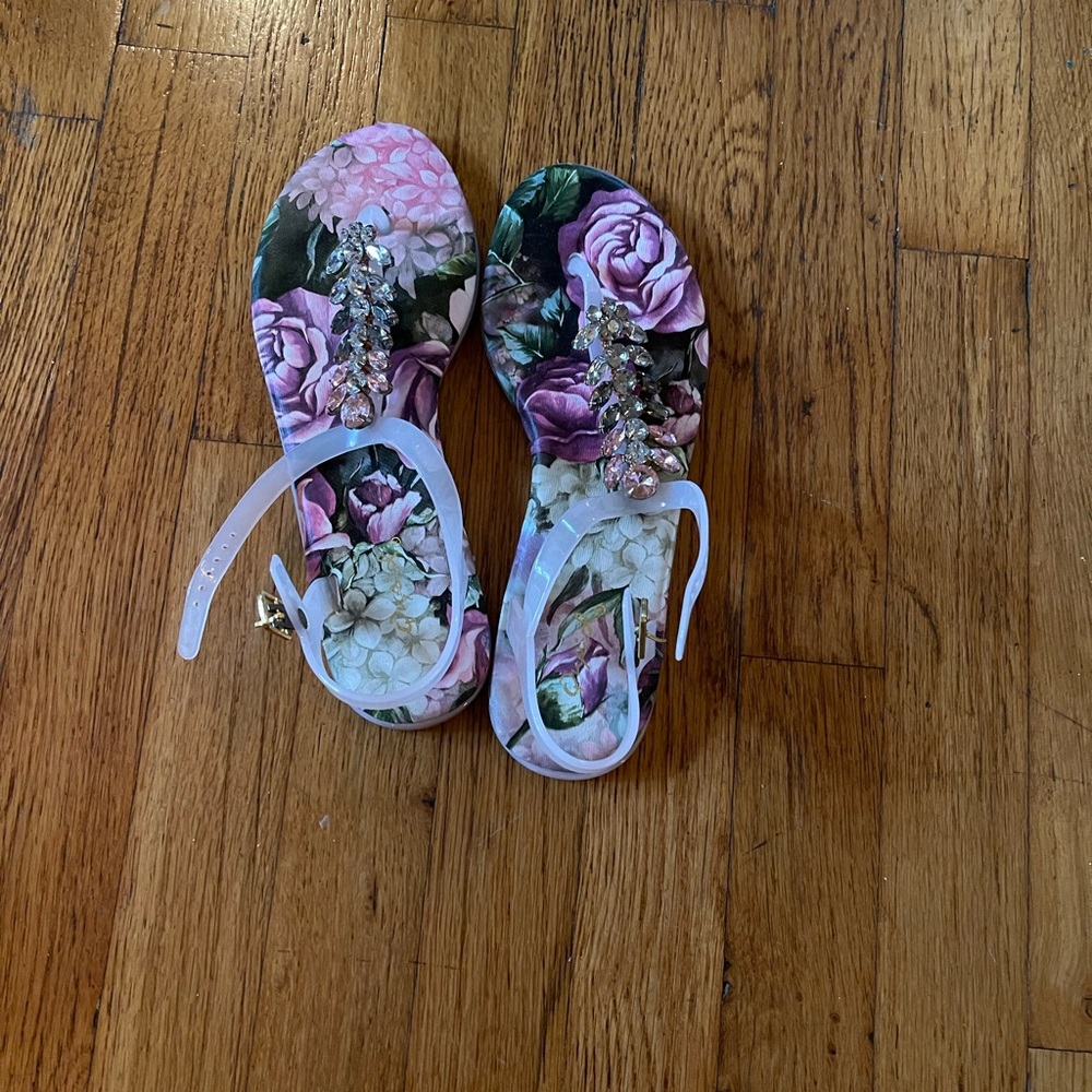 Qupid Nude Sandals